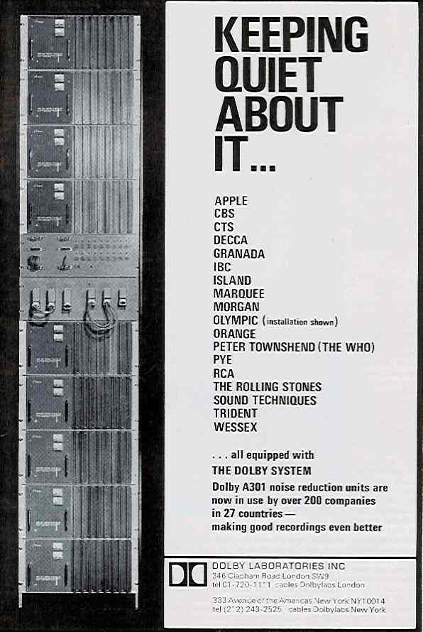 the Original 16 Channel Dolby A301 System (not exactly rack-mount!)